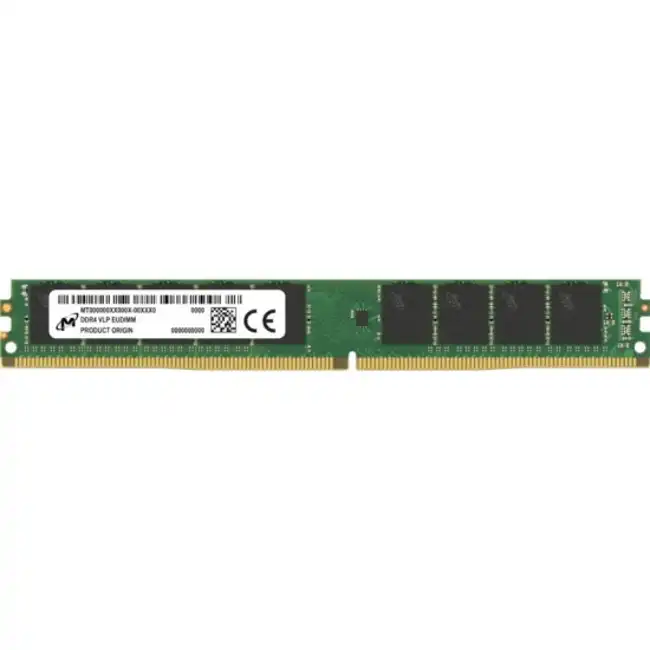 Серверная оперативная память ОЗУ Micron DDR4 VLP ECC UDIMM 16GB 2Rx8 3200 CL22 (8Gbit) MTA18ADF2G72AZ-3G2R1 (16 ГБ, DDR4)