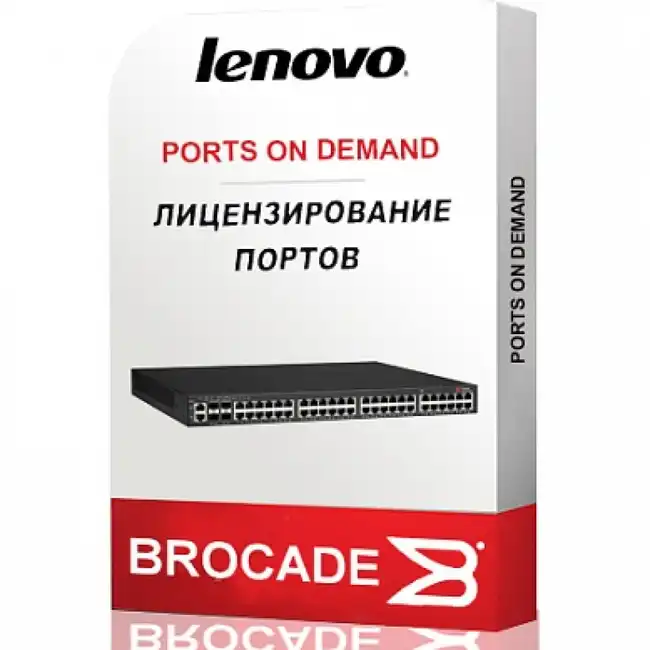 Аксессуар для сервера Lenovo B6510 12-port license 16G SWL, 12x 57 ...
