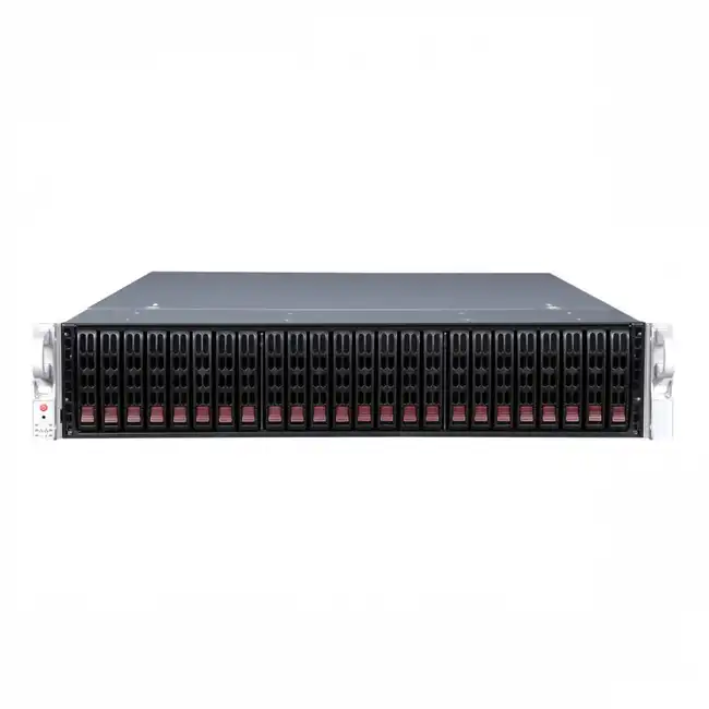 Сервер iRU Rock S2224P 2079104 (2U Rack, Xeon Gold 6126, 2600 МГц, 12, 19.25, 4 x 32 ГБ, SFF 2.5", 24)