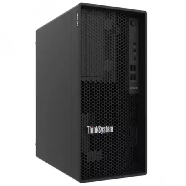 Сервер Lenovo ThinkSystem ST45 V3 7DH5A00GEA (Tower, EPYC 4244P, 3800 МГц, 6, 32, 1 x 16 ГБ, LFF 3.5", 2, 2x 960 ГБ)