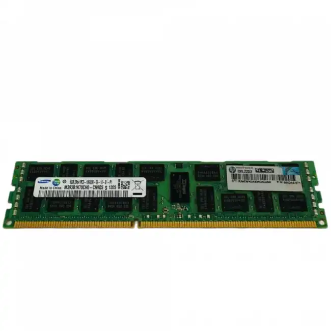 Серверная оперативная память ОЗУ HPE 8GB (1x8GB) Dual Rank x4 PC3-10600 (DDR3-1333) Registered Memory Kit 500662-B21 (8 ГБ, DDR3)