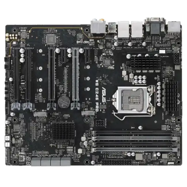 Серверная материнская плата Asus WS C246 PRO 90SW00G0-M0EAY0