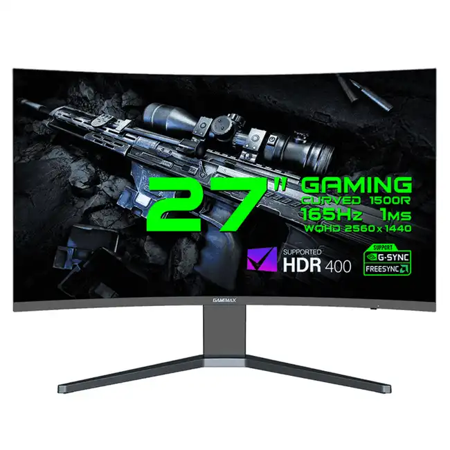 Монитор GameMax GMX27C165Q (27 ", TN, WQHD 2560x1440 (16:9), 165 Гц)