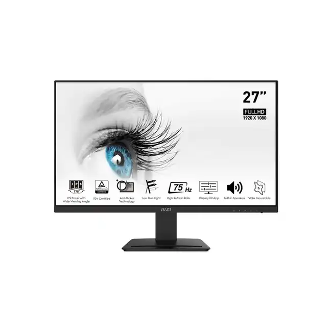 Монитор MSI PRO MP273 9S6-3PB4CH-037 (27 ", IPS, FHD 1920x1080 (16:9), 75 Гц)