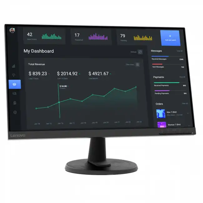Монитор Lenovo C24-40 63DCKAT6IS (23.8 ", VA, FHD 1920x1080 (16:9), 75 Гц)