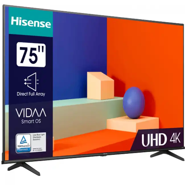Телевизор Hisense 75A6K (SMART UHD) (75 ", Smart TV, Черный)