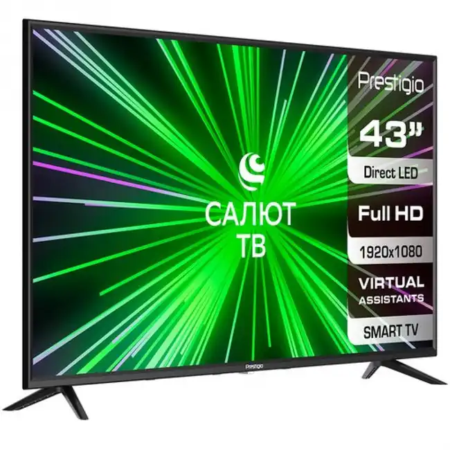 Телевизор Prestigio 43” Top Salute PTV43SS07Y_CIS_BK