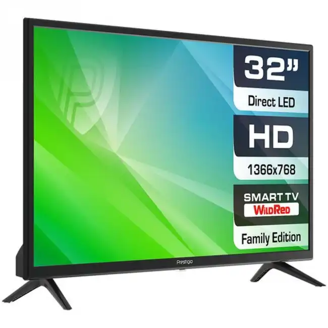 Телевизор Prestigio 32" PTV32SS06ZCISBK Top WR (32 ", Черный)