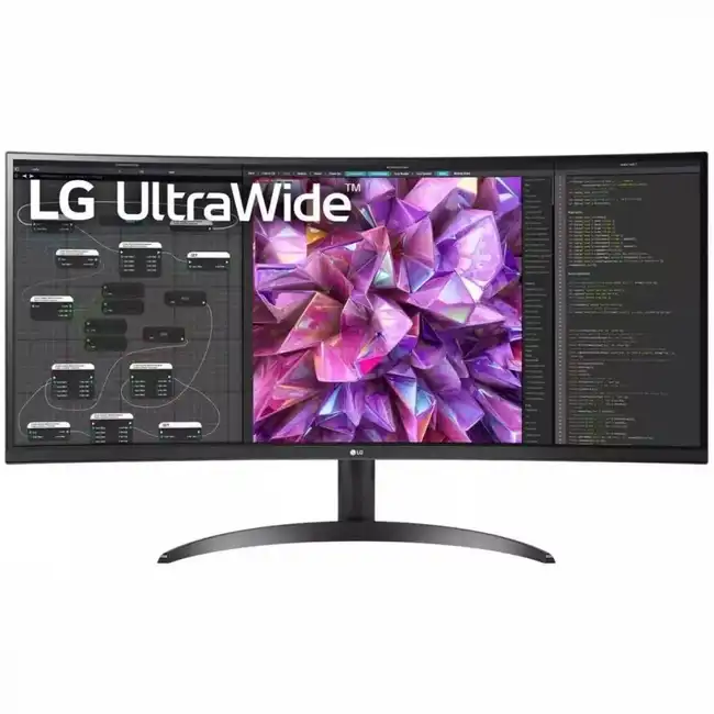 Монитор LG UltraWide 34WQ60C-B 34WQ60C-B.ARUZ (34 ", VA, WQHD 3440x1440 (21:9), 60 Гц)