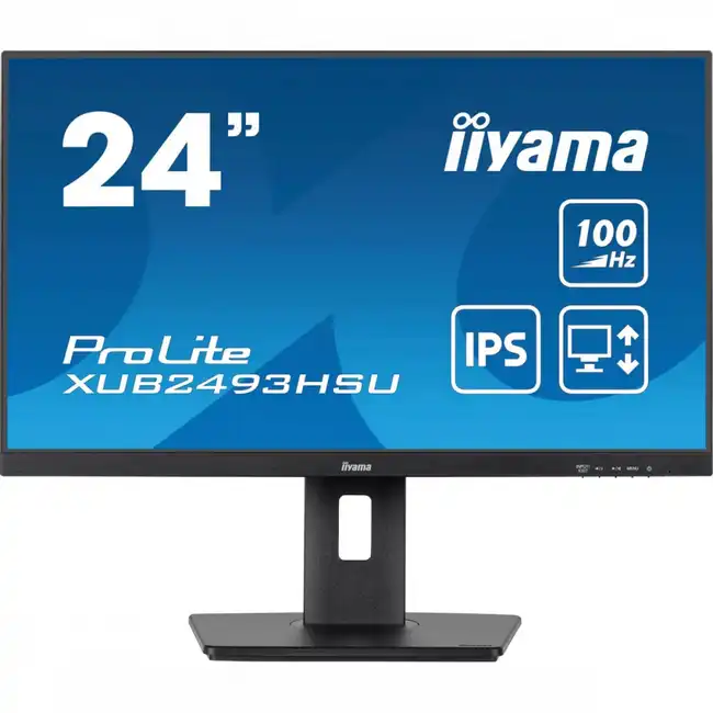 Монитор IIYAMA ProLite XUB2493HSU-B6 (23.8 ", IPS, Full HD 1920x1080 (16:9), 100 Гц)