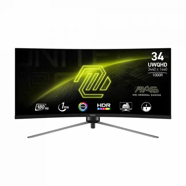 Монитор MSI MAG 345CQR (34 ", VA, WQHD 3440x1440 (21:9), 180 Гц)