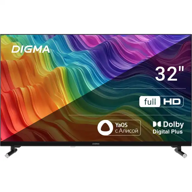 Телевизор Digma LED32SBB33 DM-LED32SBB33 (32 ", Черный)