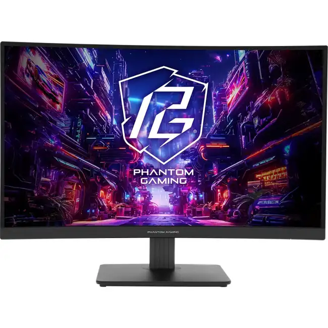 Монитор ASRock Phantom Gaming PG27QRT1B (27 ", VA, WQHD 2560x1440 (16:9), 180 Гц)