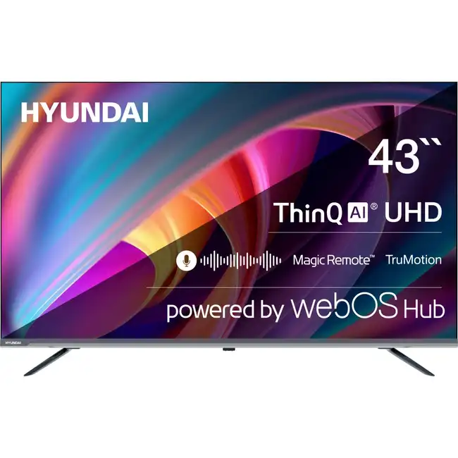 Телевизор Hyundai 43" H-LED43BU7100 (43 ", Smart TV, Серый)