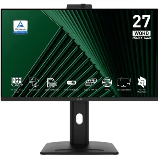 Монитор MSI PRO MP275QPDG 9S6-3PC8CM-005 (27 ", IPS, WQHD 2560x1440 (16:9), 100 Гц)