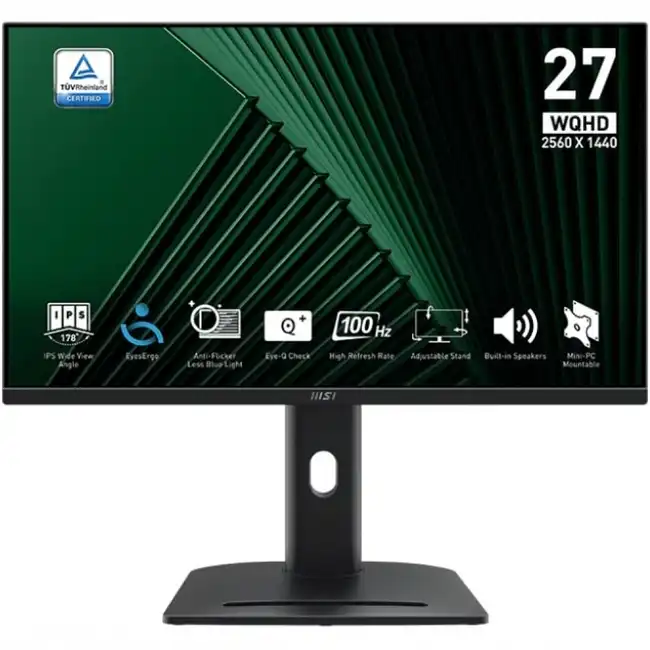 Монитор MSI PRO MP275QPG 9S6-3PC39M-069 (27 ", IPS, WQHD 2560x1440 (16:9), 100 Гц)