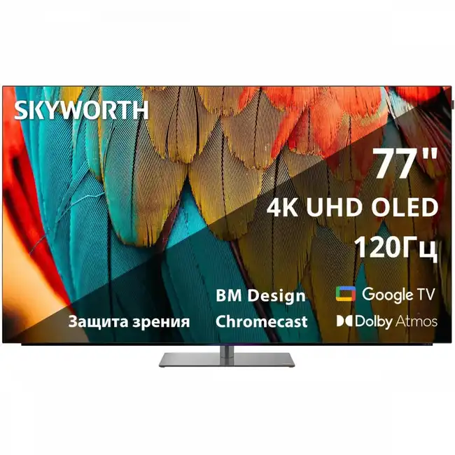 Телевизор Skyworth 77SXF9850 (77 ", Черный)