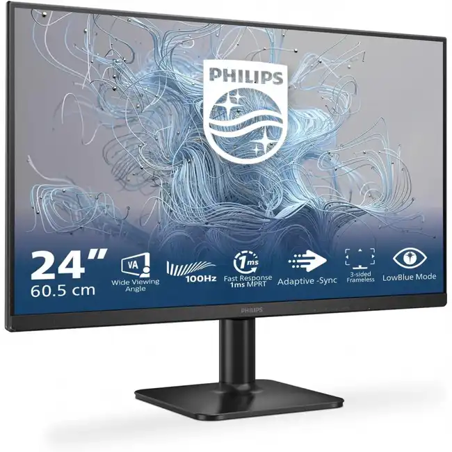 Монитор Philips 24E2N1100LB/01 24E2N1100LB/01/00 (23.8 ", VA, FHD 1920x1080 (16:9), 100 Гц)