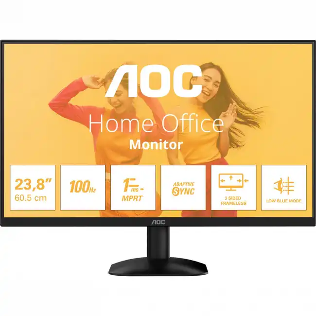 Монитор AOC 24B35HM2 24B35HM2/01/00 (23.8 ", VA, FHD 1920x1080 (16:9), 100 Гц)