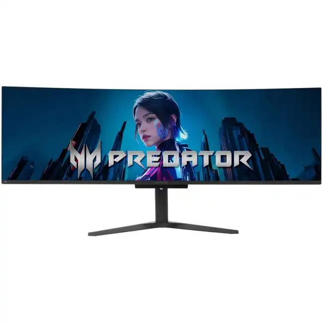 Монитор Acer X49Xbmipphuzx UM.SXXEE.X01 (49 ", OLED, Dual Quad HD 5120x1440 (32:9), 240 Гц)
