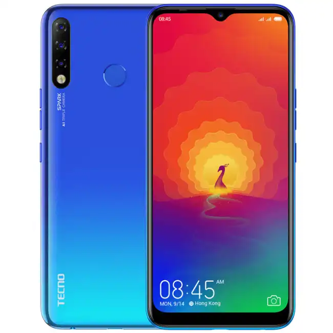 Смартфон TECNO Spark 4 32GB Vacation Blue KC8 Spark 4 Vacation Blue (32 Гб, 2 Гб)