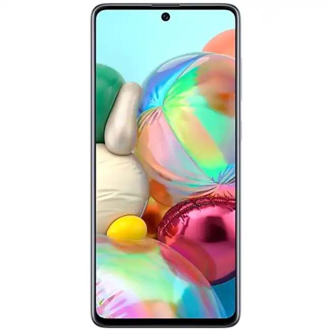 Смартфон Samsung SM-A715FZSMSER Galaxy A71 Серебряный