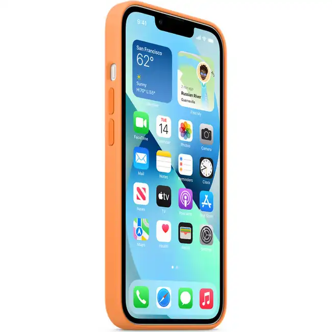 Аксессуары для смартфона Apple Чехол iPhone 13 Silicone Case with MagSafe – Marigold MM243ZM/A