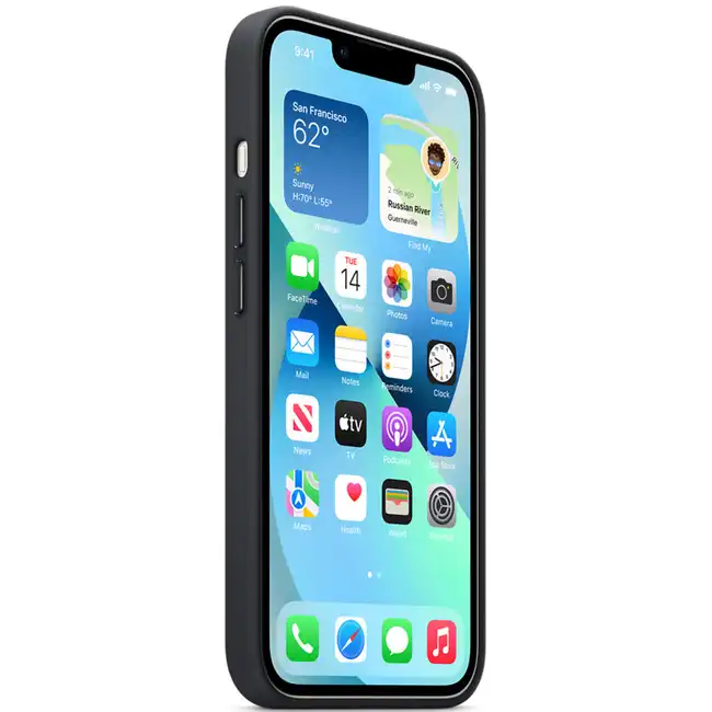 Аксессуары для смартфона Apple Чехол iPhone 13 Leather Case with MagSafe - Midnight MM183ZM/A