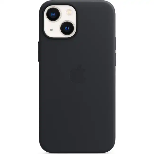 Аксессуары для смартфона Apple Чехол iPhone 13 mini Leather Case with MagSafe - Midnight MM0M3ZM/A