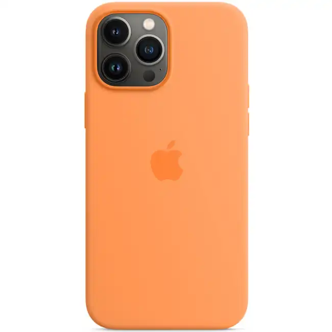 Аксессуары для смартфона Apple Чехол iPhone 13 Pro Max Silicone Case with MagSafe – Marigold MM2M3ZM/A