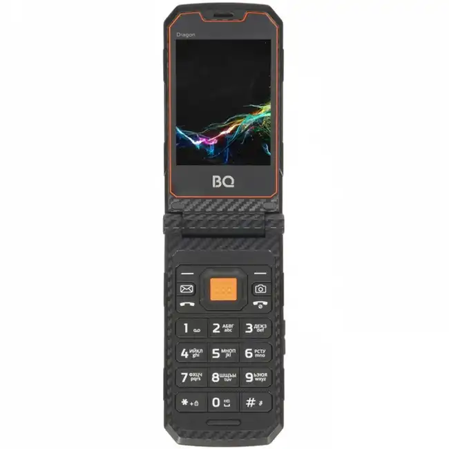 Мобильный телефон BQ 2822 Dragon Чёрный+Оранжевый BQ-2822 Dragon Чёрный+Ора
