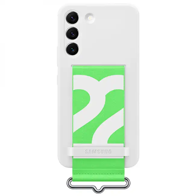 Аксессуары для смартфона Samsung Чехол для Galaxy S22 Silicone with Strap Cover EF-GS901TWEGRU