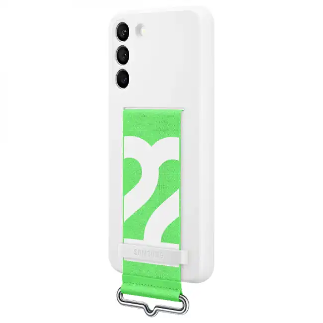 Аксессуары для смартфона Samsung Чехол для Galaxy S22 Plus Silicone with Strap Cover EF-GS906TWEGRU