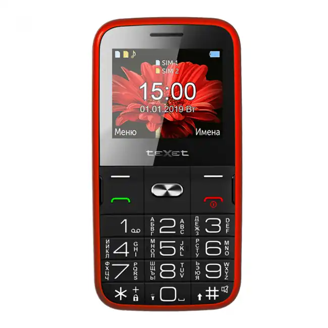 Мобильный телефон TeXet TM-B227 TM-B227-RED