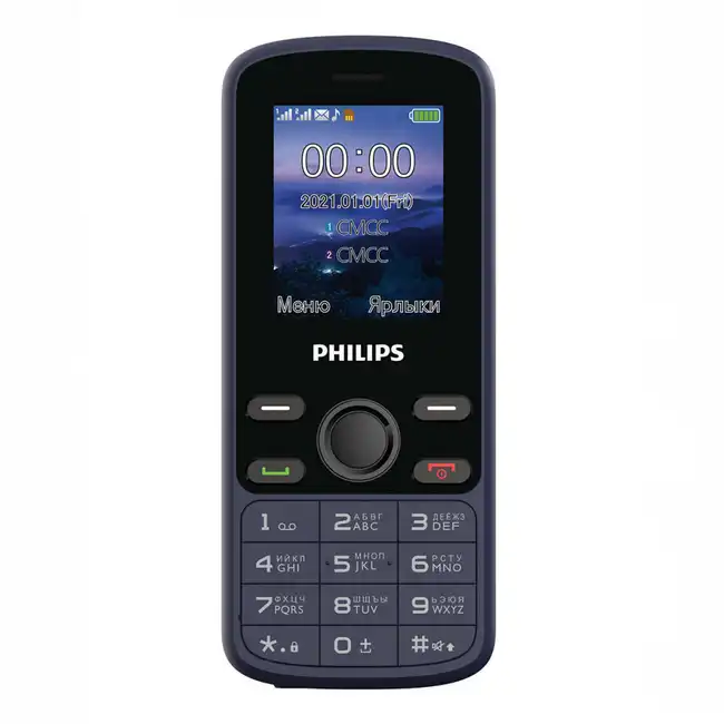 Мобильный телефон Philips Xenium E111 синий CTE111BU/00