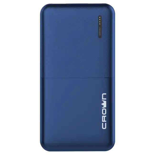 Внешний аккумулятор (Power Bank) CROWN micro CMPB-604 blue CMPB-604blue (10000 мАч, Синий)