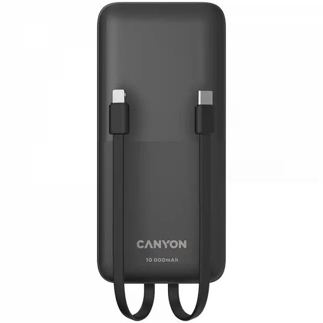 Внешний аккумулятор (Power Bank) Canyon PB-1010 CNE-CPB1010B (10000 мАч, Черный)