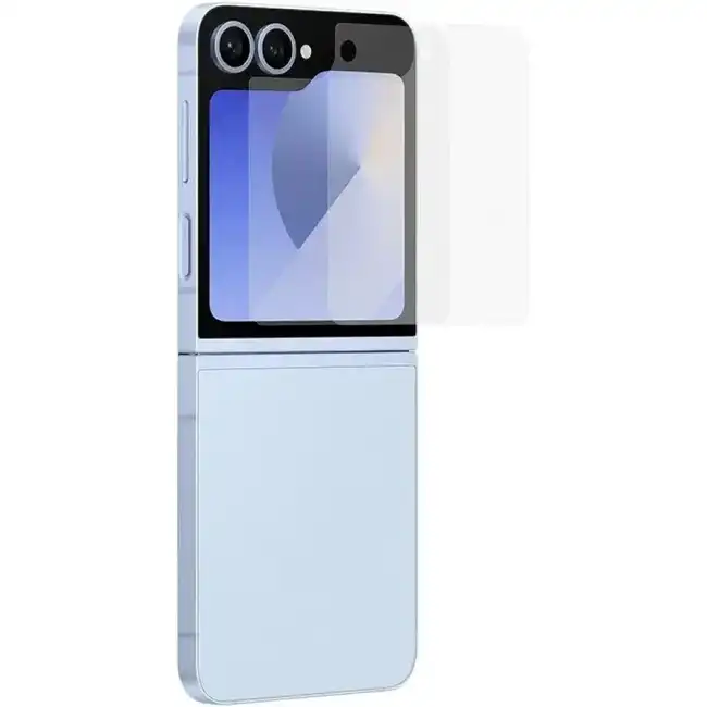 Аксессуары для смартфона Samsung Защитная пленка для экрана Samsung прозрачный для Samsung Galaxy Z Flip6 прозрачная 2шт. EF-UF741CTEGRU