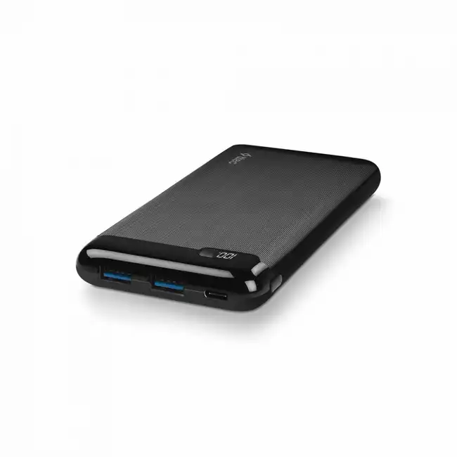 Внешний аккумулятор (Power Bank) Ttec PowerSlim Pro LCD PD 2BB185S (10000 мАч, Черный)