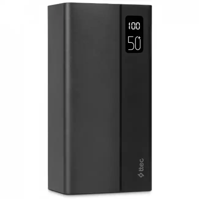 Внешний аккумулятор (Power Bank) Ttec ReCharger Mega LCD 2BB197S (50000 мАч, Черный)