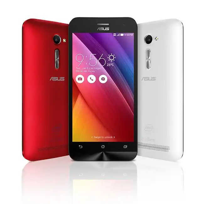 Смартфон Asus Zenfone 2, 16Gb, Red 90AZ00D3-M01080(ASUS)