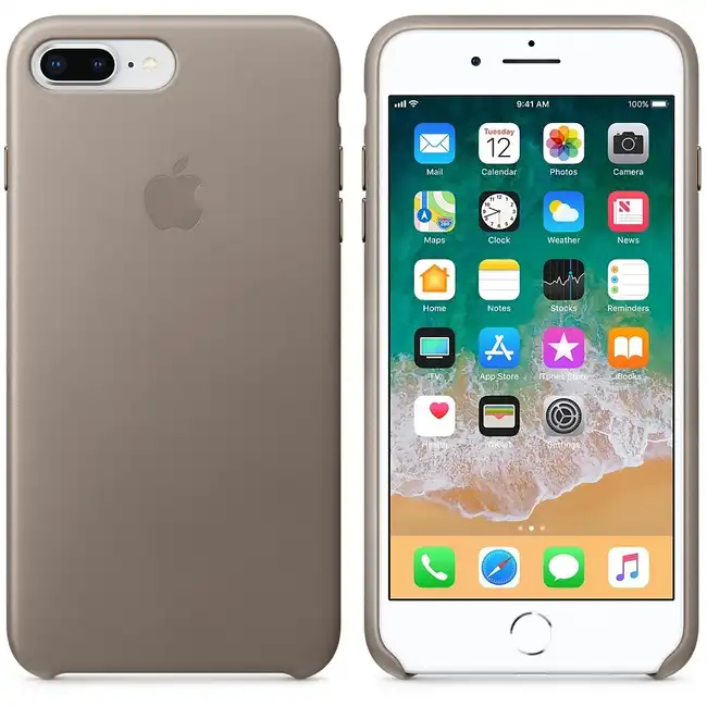 Аксессуары для смартфона Apple iPhone 8 Plus / 7 Plus Leather Case - Taupe MQHJ2ZM/A