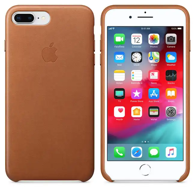 Аксессуары для смартфона Apple iPhone 8 Plus / 7 Plus Leather Case Saddle Brown MQHK2ZM/A