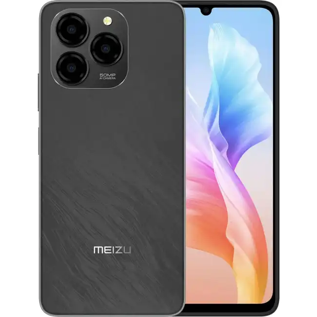 Смартфон MEIZU Note 21 8/256Gb Black (M411H) 83.45.44502517RU (256 Гб, 8 Гб)