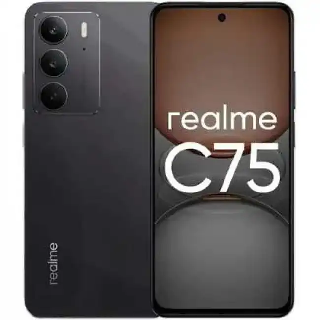 Смартфон REALME RMX3941 C75 256Gb 8Gb Black 6941764450523 (256 Гб, 8 Гб)