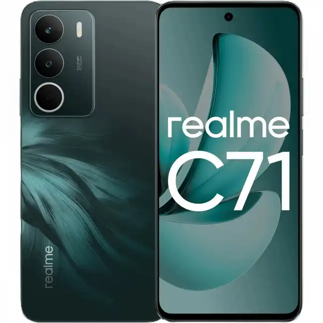 Смартфон REALME C71 8/128Gb Forest Owl (RMX5303) 6941764467101 (128 Гб, 8 Гб)