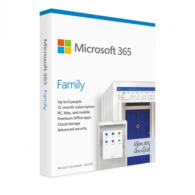 Офисный пакет Microsoft M365 Family Subscr PK Lic 1YR Online Central EP2-36891