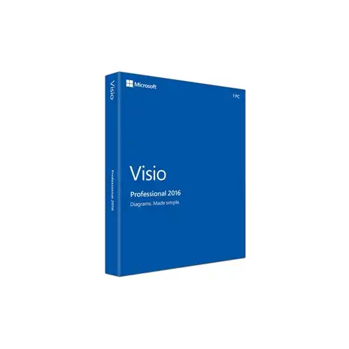 Офисный пакет Microsoft Visio Pro 2016 32-bit/x64 Russian Kazakhstan Only EM DVD D87-07107