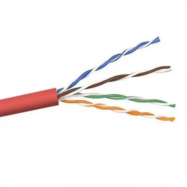 Кабель витая пара LANMASTER LAN-5EUTP-PT-RD