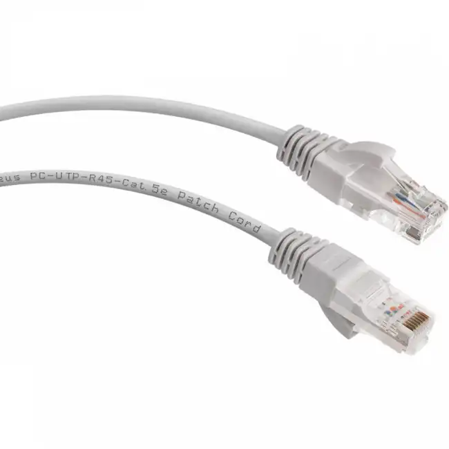 Патч-корд Гарнизон UTP 5e-Cat 1 m серый PC-UTP-5e-1